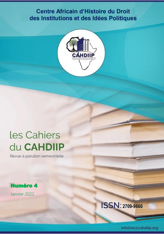 Les Cahiers du CAHDIIP 8 et 9