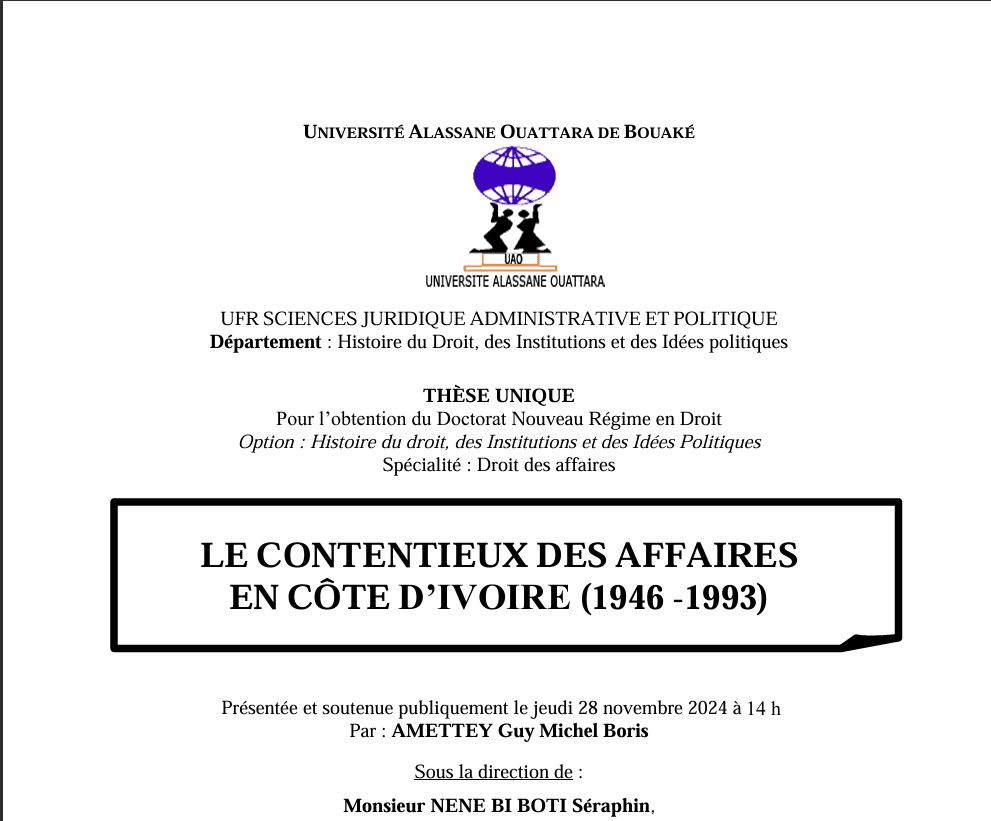 Actualités Académiques